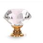 Imagem de Puxador Diamante 20Mm Vidro Dourado - Vedor