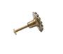 Imagem de Puxador Flor Rosa Provençal Bronze Moveis Vintage 8 Peças