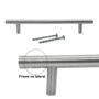 Imagem de Puxador Haste Alumínio Acetinado Frisos 320mm Gavetas 8 Un
