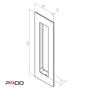 Imagem de Puxador ix sm concha cavidade quadrada 150mm uni ixe