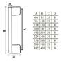 Imagem de Puxador Liveri Il950 160Mm Cromado Italyline