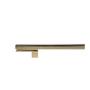 Imagem de Puxador para porta living gold dourado zen duplo 800mm (80 cm) brilhante zp1440.a00