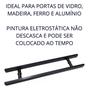 Imagem de Puxador para Porta madeira e vidro ou pivotante Barra Chata Preto 60cm