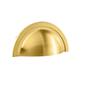 Imagem de Puxador shell 48 mm zen gold escovado (dourado) zp4319.b00 concha