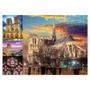 Imagem de Puzzle 1000 peças Colagem de Notre Dame - Educa - Importado