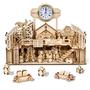 Imagem de Puzzle 3D de Madeira: Oficina do Papai Noel - Brinquedo Educativo para Crianças