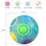 Imagem de Puzzle Ball D-fantix Rainbow - Pacote com 2 - Para Crianças Acima de 3 Anos (com Bolsa)