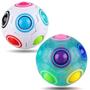 Imagem de Puzzle Ball D-fantix Rainbow - Pacote com 2 - Para Crianças Acima de 3 Anos (com Bolsa)