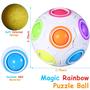 Imagem de Puzzle Ball Lenwen Rainbow Magic - Pacote com 12 Bolsas Brancas