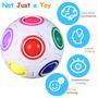 Imagem de Puzzle Ball Lenwen Rainbow Magic - Pacote com 12 Bolsas Brancas