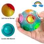 Imagem de Puzzle Ball Vdealen Magic Rainbow Speed Cube - Pacote com 2 (7cm)