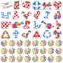 Imagem de Puzzle Cube Vdealen Mini Cube & Fidget Snake, pacote com 24 unidades para crianças