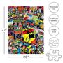 Imagem de Puzzle DC Comics Batman (1000 Peças) - Licenciado - Sem Reflexos - Encaixe Preciso - 20 x 27 Pol