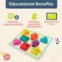 Imagem de Puzzle de Formas e Emoções B. Toys - 8 Peças Translúcidas (2+)