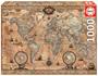 Imagem de Puzzle Educa Antique World Map 1000 peças