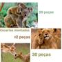 Imagem de Puzzle Progressivo Animais E Seus Filhotes Quebra Cabeça.