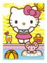 Imagem de Puzzle Quebra Cabeça 100 Peças Criança Hello Kitty Meninas Presente Médio +6 Anos Grow