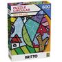 Imagem de Puzzle Romero Britto Dia de Sol Circular 600 Peças - Grow