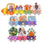 Imagem de Puzzle Toy Educação Infantil Digital Traffic Animals