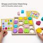 Imagem de Puzzles Jispring Shape for Dementia Jogos 3 em 1 de combinação de cores