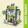 Imagem de QLT Coffee Shop Building Set, compatível com Lego Friends House criar elegância e ambiente acolhedor, presente agradável com bela caixa de presente para meninas 6-12 e blocos de construção amante (589 pcs)