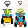 Imagem de Quadriciclo Carrinho de Passeio Com Pedal Andador Infantil Com Empurrador Jipe Totoka Bebê Criança