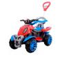 Imagem de Quadriciclo Carrinho de Passeio Empurrador e Pedal Spider Maral Infantil Premium Menino