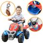 Imagem de Quadriciclo Carrinho Motoca Criança 2x1 Spider Spyder Aranha Passeio Infantil