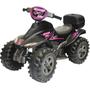 Imagem de Quadriciclo Eletrico Biemme Quatry Cross 12V Preto Rosa Girl