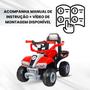 Imagem de Quadriciclo Elétrico Infantil Baby Criança 6V Vermelho