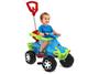 Imagem de Quadriciclo Infantil a Pedal Azul Bandeirante - Smart Quad com Empurrador