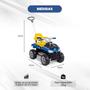 Imagem de Quadriciclo Infantil Cross Up Azul Com haste Direcionavel 