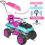 Imagem de Quadriciclo Infantil Passeio e Pedal com Haste Direcionavel