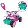 Imagem de Quadriciclo Infantil Passeio E Pedal Haste Empurrador