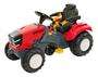 Imagem de Quadriciclo Trator Infantil Vermelho Passeio E Pedal 7607