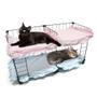 Imagem de Quadriliche Beliche Dupla Cama para 4 Gatos Pet Aramada 45x80cm com Colchonete Soft