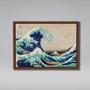 Imagem de Quadro A Grande Onda de Kanagawa 100x70 Moldura Caixa Marrom