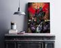 Imagem de Quadro A4 em MDF Batman que Ri e Joker - Placa