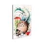 Imagem de Quadro A4 em MDF Totoro Aquarela Studio Ghibli 001 - Placa