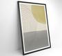 Imagem de Quadro abstrato circulo,  linhas e retângulo