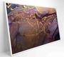 Imagem de Quadro abstrato com pintura dourada