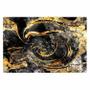 Imagem de Quadro Abstrato Luxo Master Preto e Dourado - Tela Única