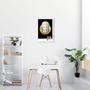 Imagem de Quadro Abstrato Marble Head F 100x70 Caixa Branco Moldura Caixa, Branca