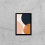 Imagem de Quadro Abstrato Tons Terrosos I 45x34cm - com vidro