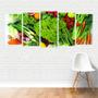 Imagem de Quadro Alimentos Comidas Frutas, Verduras e Legumes em Canvas