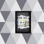 Imagem de Quadro All You Need Is A Pizza 24X18 Com Vidro - Preta