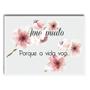 Imagem de Quadro Ame Muito Porque A Vida Voa 45x34cm - com vidro