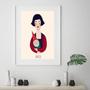 Imagem de Quadro Amélie Poulain Com Gnomo - 60X48Cm