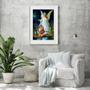 Imagem de Quadro Anjo Da Guarda Com Crianças - 60X48Cm