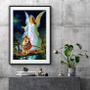Imagem de Quadro Anjo Da Guarda Com Crianças - 60X48Cm